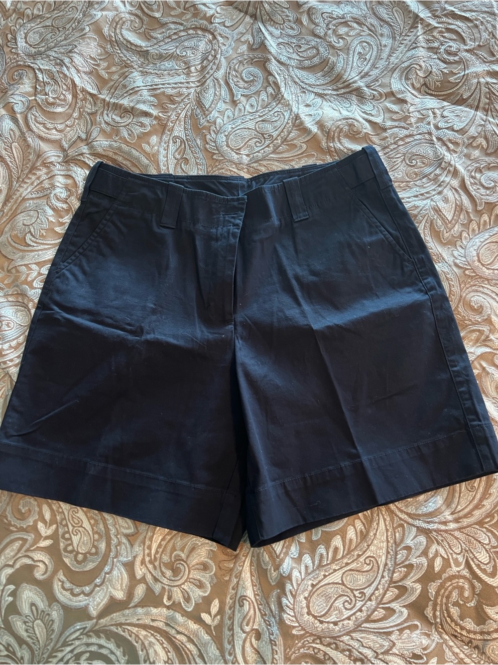 NEW!  Talbot Classic Navy Blue Knee-Length Shorts